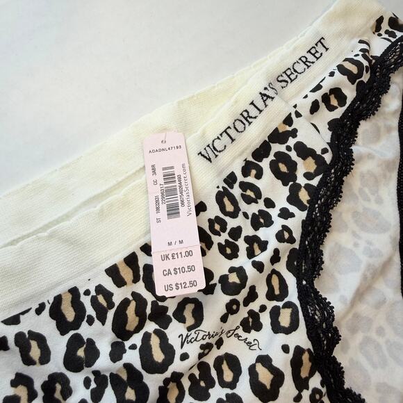 Victoria’s Secret NWT Animal Print Bra & Panty Bundle Wireless Pull-On Racerback - Picture 8 of 8